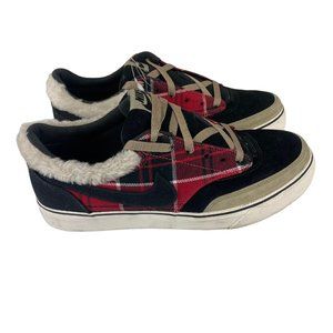 DS Nike SB Zoom Air Harbor Khaki/Black/Red Plaid Todd Jordan Size 8 316049-201